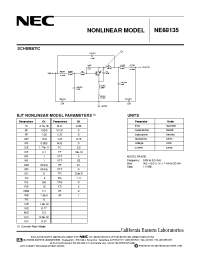 Datasheet NE68135 manufacturer NEC